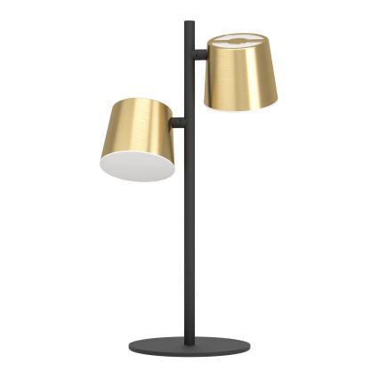 Eglo - Candeeiro de mesa LED 2xGU10/4,6W/230V 3000K dourado