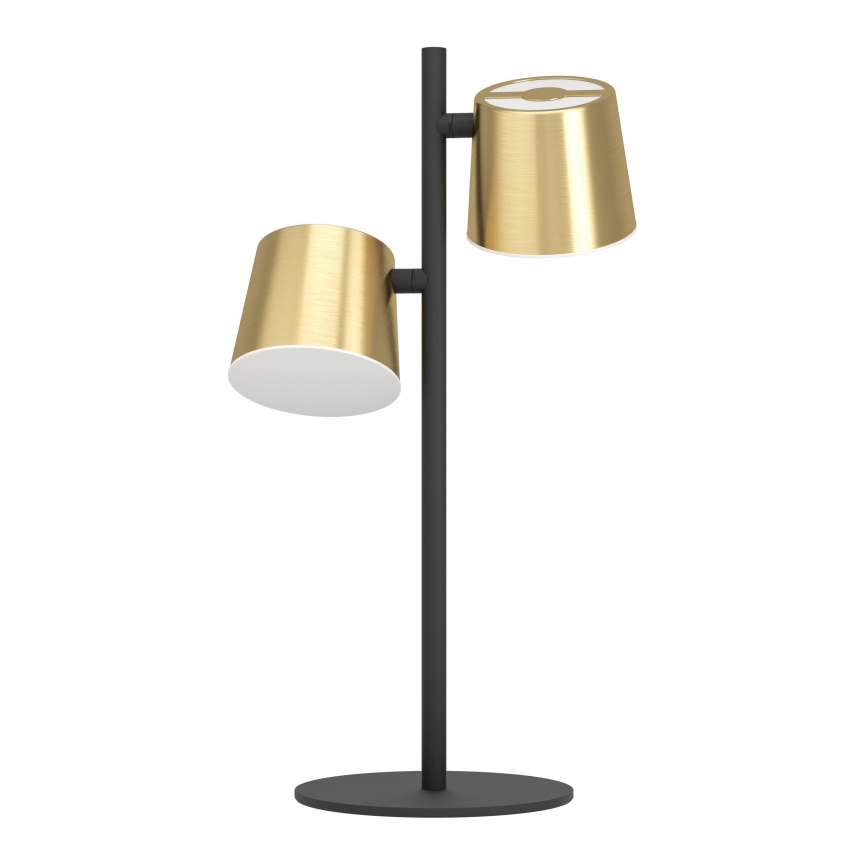Eglo - Candeeiro de mesa LED 2xGU10/4,6W/230V 3000K dourado