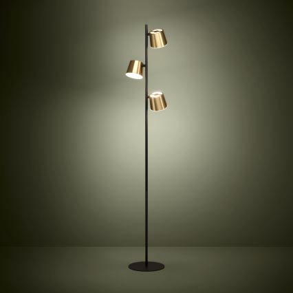 Eglo - Candeeiro de chão LED 3xGU10/4,6W/230V 3000K dourado