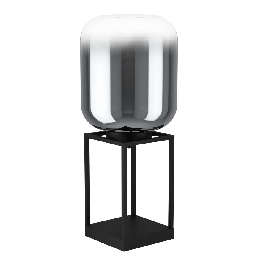 Eglo - Candeeiro de mesa 1xE27/40W/230V fumado