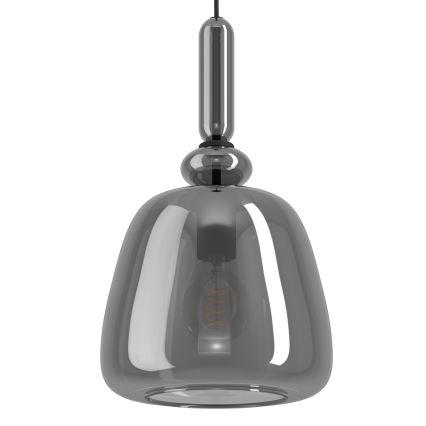 Eglo - Candeeiro suspenso 1xE27/40W/230V fumado