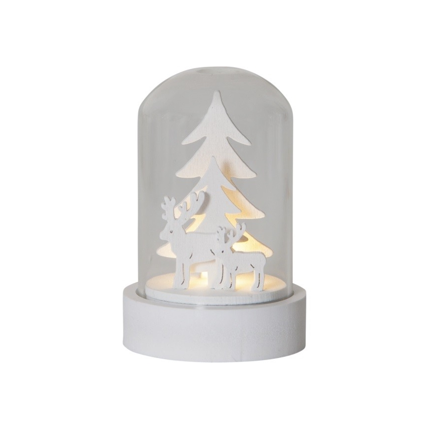 Eglo - CONJUNTO 3x Decoração de Natal LED 1xLED/0,06W/1xCR2032 branco