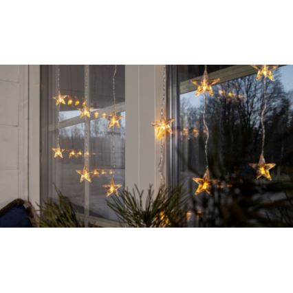 Eglo - Corrente de Natal LED 20xLED 1,8m branco quente