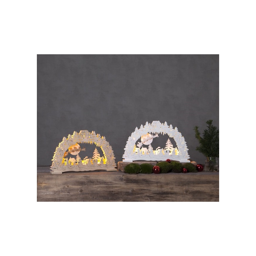 Eglo - Decoração de Natal LED  10xLED/0,064W/3xAA