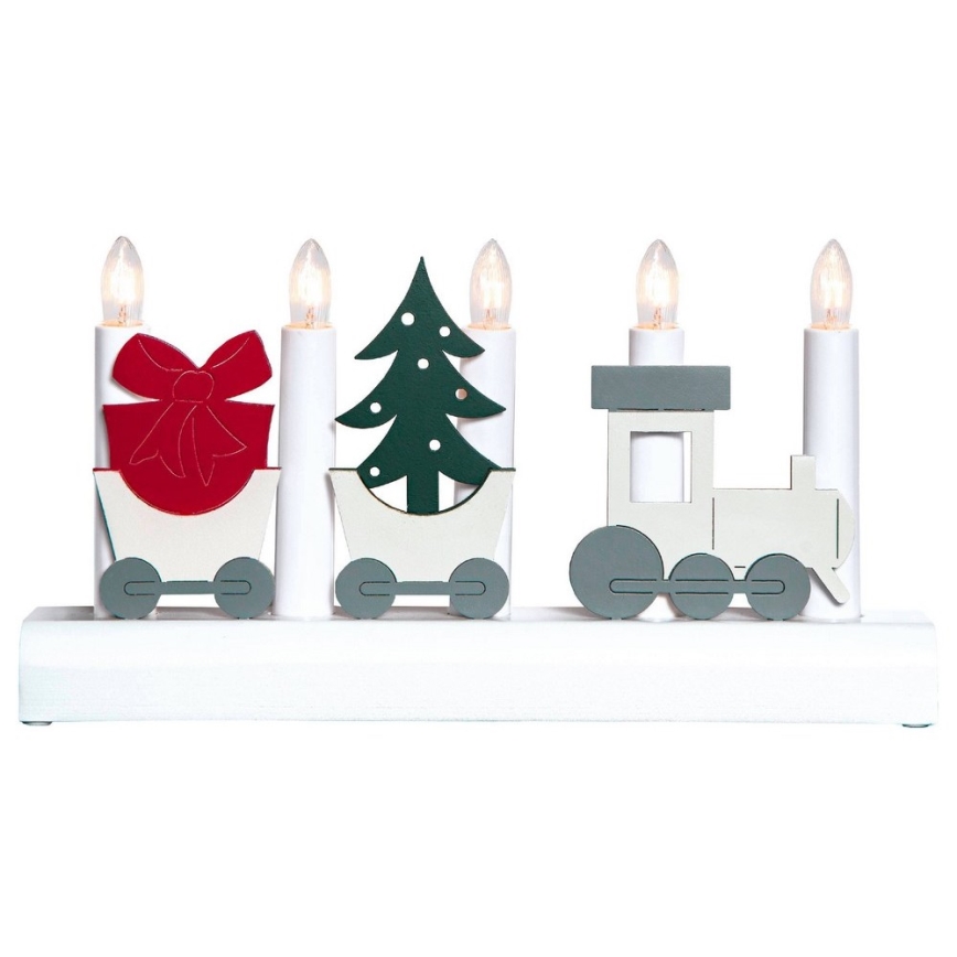 Eglo - Castiçal de Natal 5xE10/3W/230V