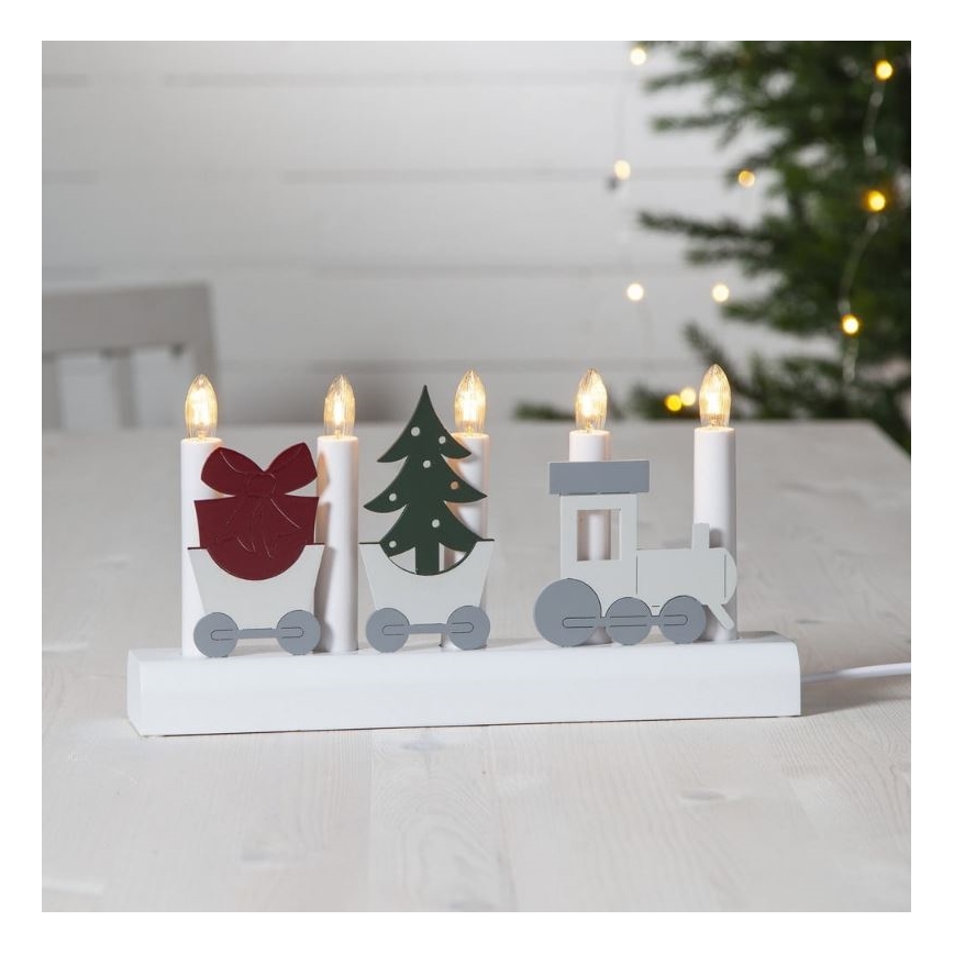Eglo - Castiçal de Natal 5xE10/3W/230V