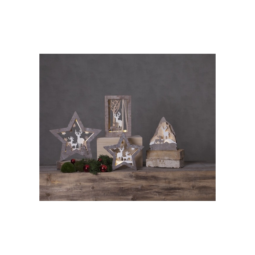 Eglo - Decoração de Natal LED 10xLED/0,03W/2xAA