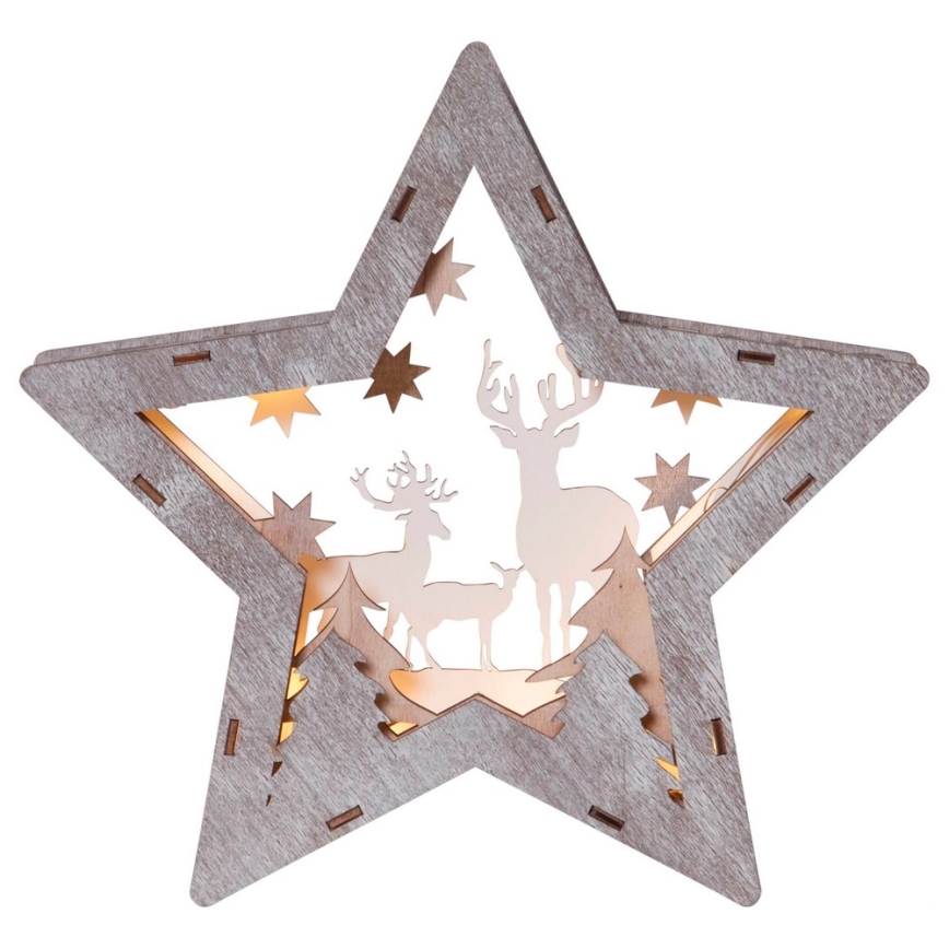 Eglo - Decoração de Natal LED 10xLED/0,03W/2xAAA