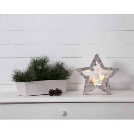 Eglo - Decoração de Natal LED 10xLED/0,03W/2xAAA