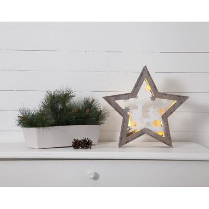 Eglo - Decoração de natal LED 10xLED/0,03W/2xAA