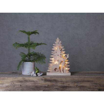Eglo - Decoração de Natal LED 10xLED/0,03W/2xAA