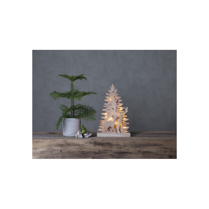 Eglo - Decoração de Natal LED 10xLED/0,03W/2xAA