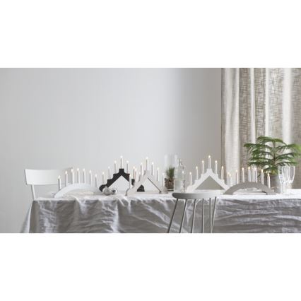 Eglo - Castiçal de Natal 7xE10/3W/230V branco