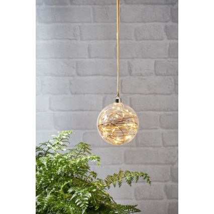 Eglo - Decoração de Natal LED 30xLED/0,064W/3/230V d. 15 cm