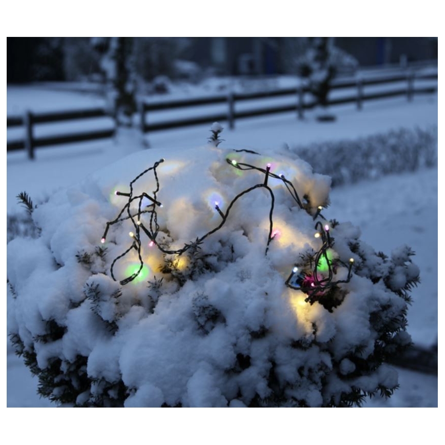 Eglo - Corrente exterior de Natal LED LED 80xLED 8m IP44 multicolor