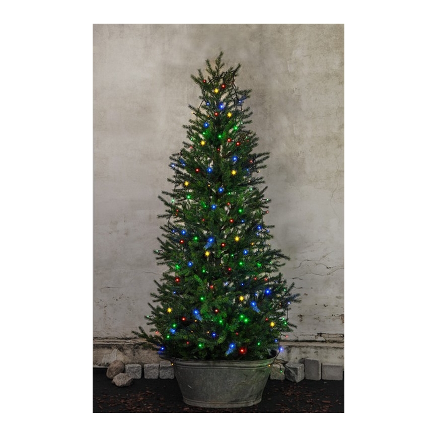Eglo - Corrente exterior de Natal LED LED 160xLED 2m IP44 multicolor