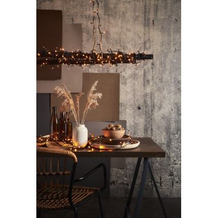 Eglo - Corrente exterior de Natal LED 180xLED 17,6m IP44 branco quente