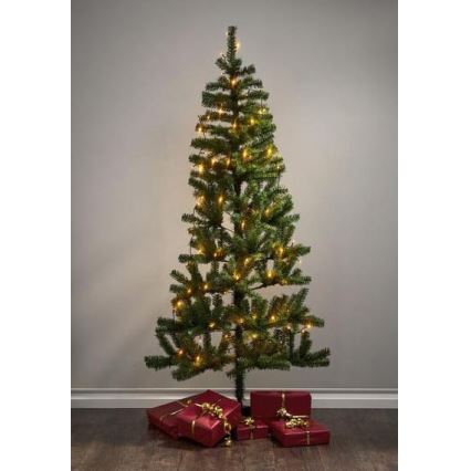 Eglo - Corrente exterior de Natal LED 80xLED 5,6m IP44 branco quente