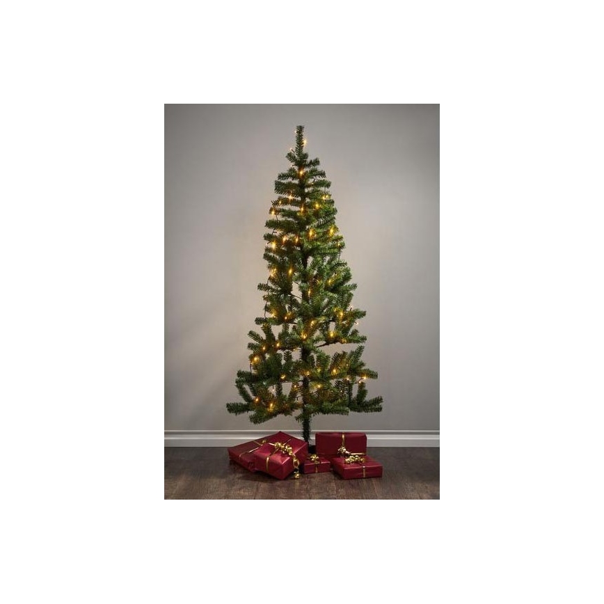 Eglo - Corrente exterior de Natal LED 80xLED 5,6m IP44 branco quente