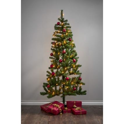 Eglo - Corrente exterior de Natal LED 80xLED 5,6m IP44 branco quente