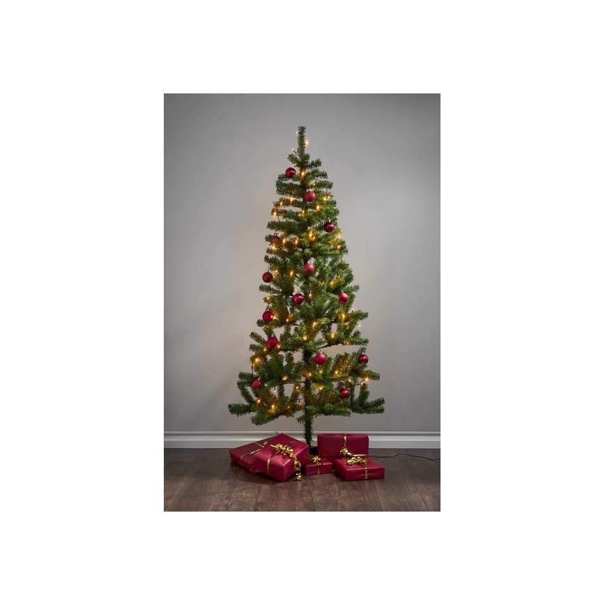 Eglo - Corrente exterior de Natal LED 80xLED 5,6m IP44 branco quente