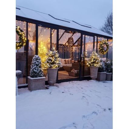 Eglo - LED Exterior Coroa de natal 60xLED/0,018W/3/230V IP44