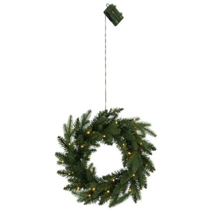 Eglo - Grinalda exterior de Natal LED com sensor 30xLED/0,064W/3xAA IP44