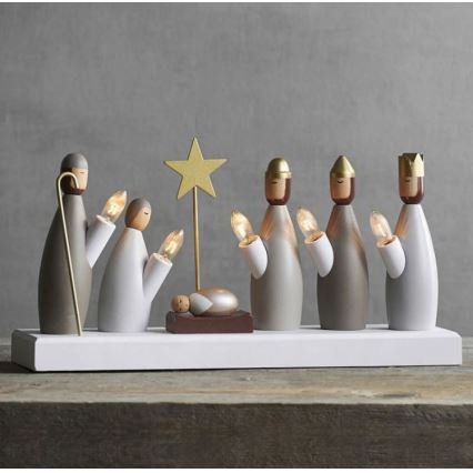 Eglo - Castiçal de Natal 5xE10/3W/230V