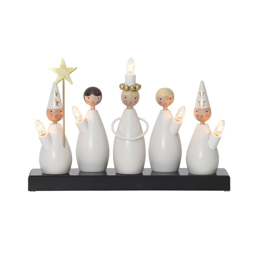 Eglo - Castiçal de Natal 5xE10/3W/230V