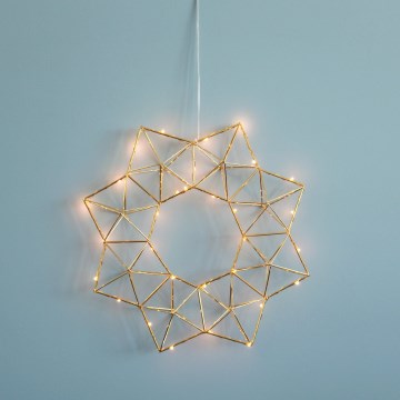 Eglo 411017 - Decoração de Natal LED EDGE LED/1,92W/3/230V estrela