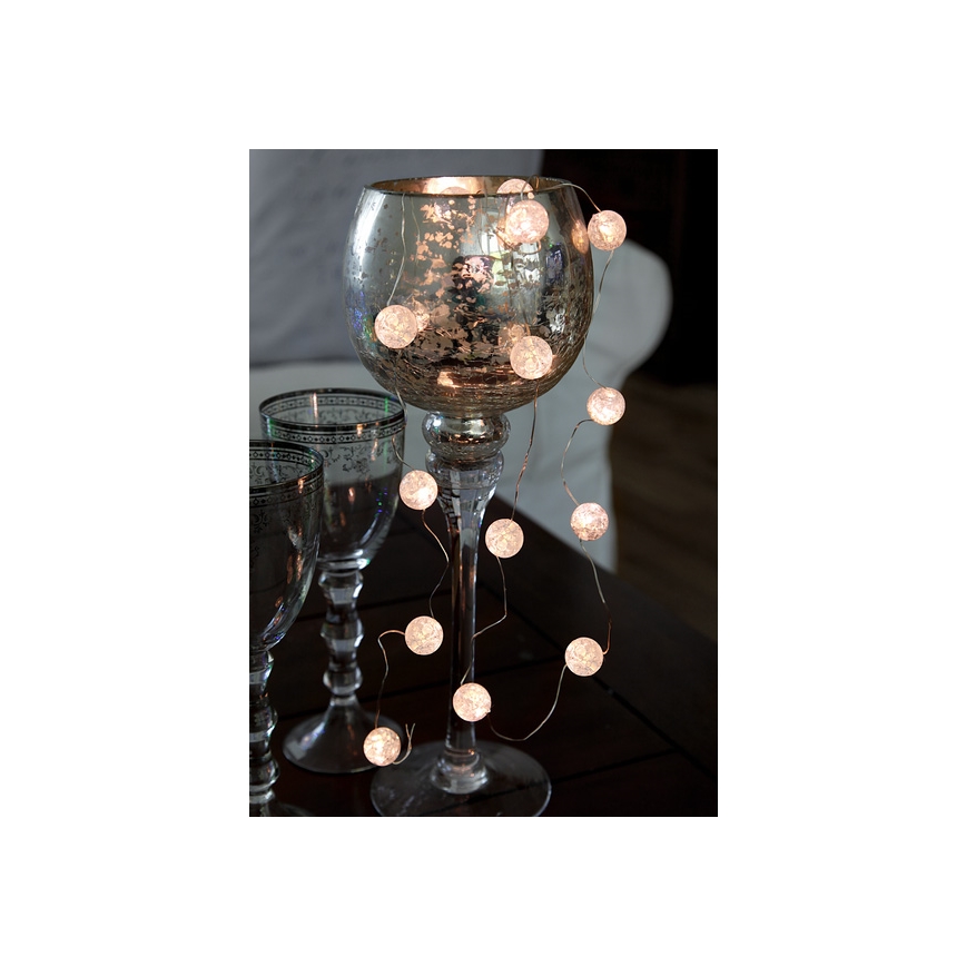 Eglo - Corrente de Natal LED 15xLED/1,4m