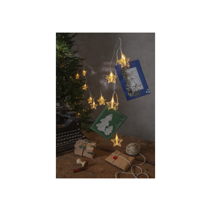 Eglo - Corrente de Natal LED 10xLED 2,1m branco quente