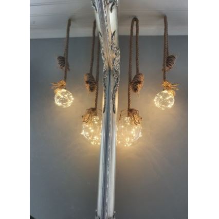Eglo - Decoração de Natal LED 15xLED/0,06W/3xAA