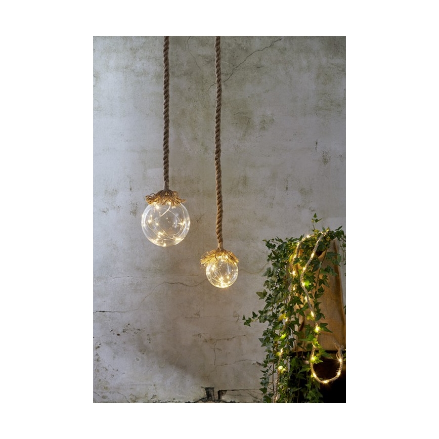 Eglo - Decoração de Natal LED 15xLED/0,06W/3xAA