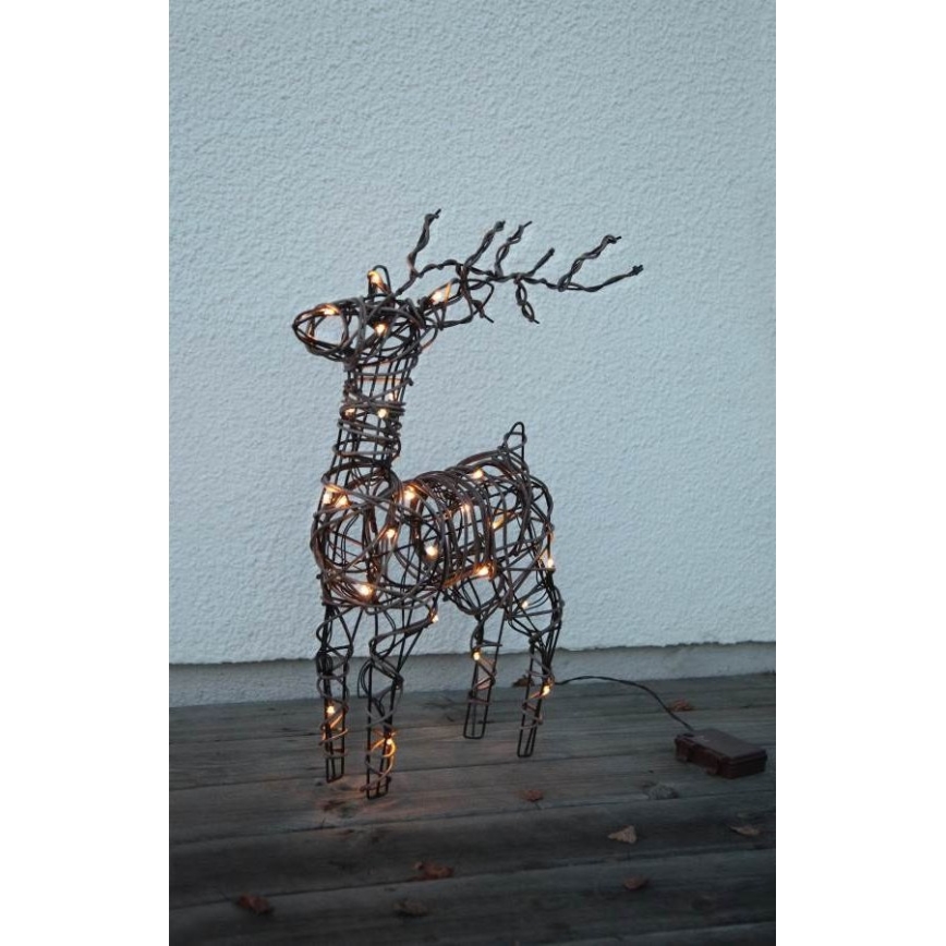 Eglo - Decoração exterior de Natal LED 24xLED/0,06W/3xAA IP44