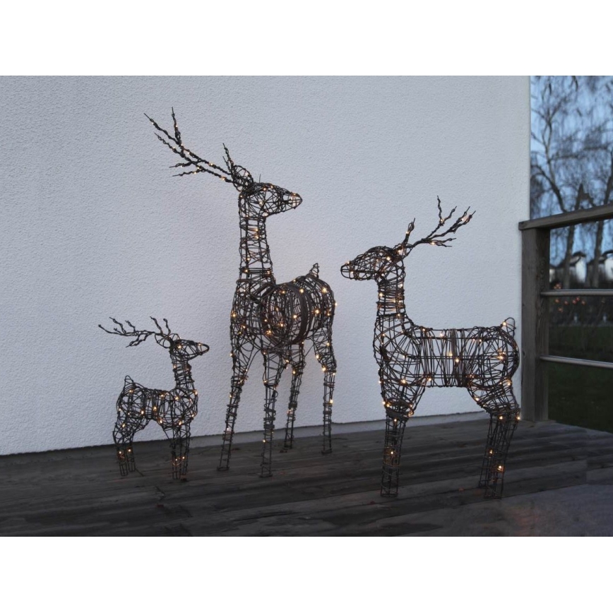 Eglo - Decoração exterior de Natal LED 24xLED/0,06W/3xAA IP44