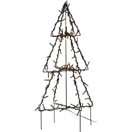 Eglo 411163 - Decoração exterior de Natal LED FOLDY 90xLED/0,006W/31V 50 cm IP44 branco quente