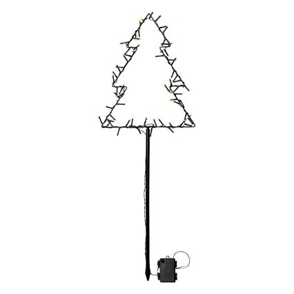 Eglo - Decoração exterior de Natal LED LED/4xAA IP44 árvore