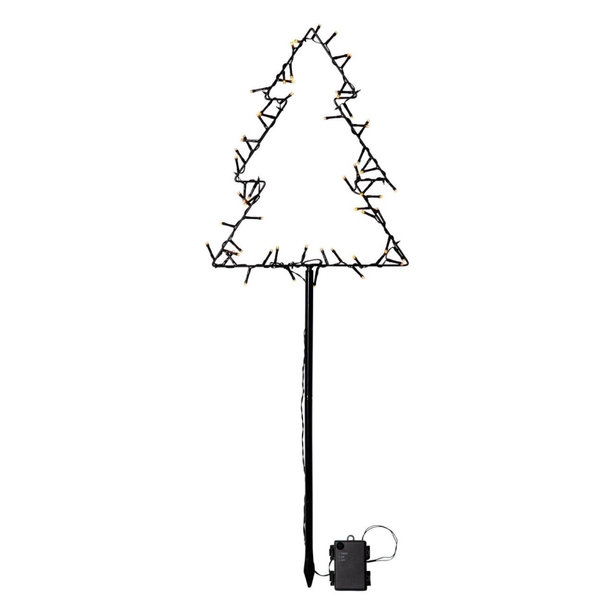 Eglo - Decoração exterior de Natal LED LED/4xAA IP44 árvore