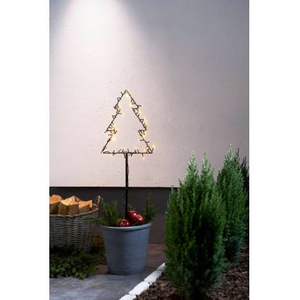 Eglo - Decoração exterior de Natal LED LED/4xAA IP44 árvore