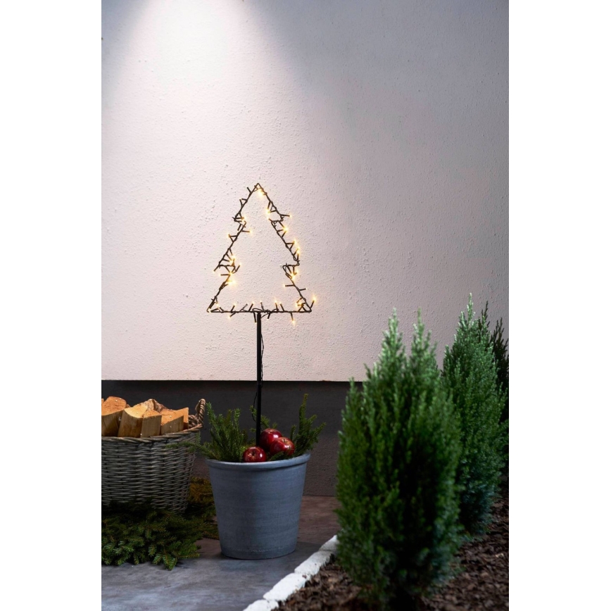 Eglo - Decoração exterior de Natal LED LED/4xAA IP44 árvore