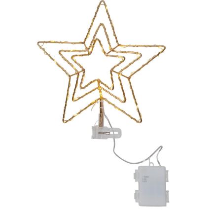 Eglo - Decoração exterior de Natal LED 30xLED/0,06W/3xAA IP44