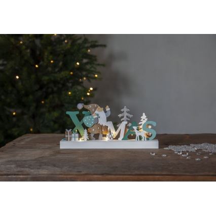 Eglo - Decoração de Natal LED 3xLED/0,12W/2xAA