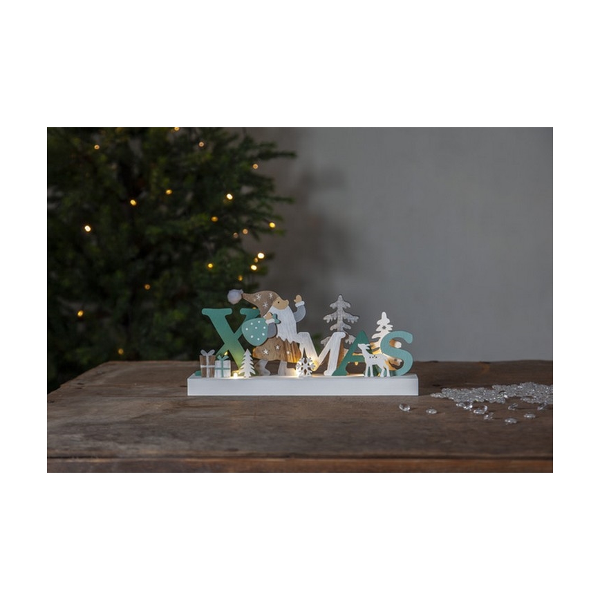 Eglo - Decoração de Natal LED 3xLED/0,12W/2xAA