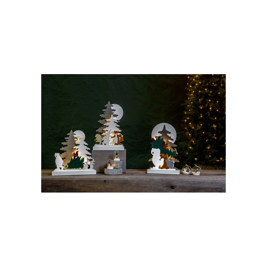 Eglo - Decoração de Natal LED 10xLED/0,03W/2xAA