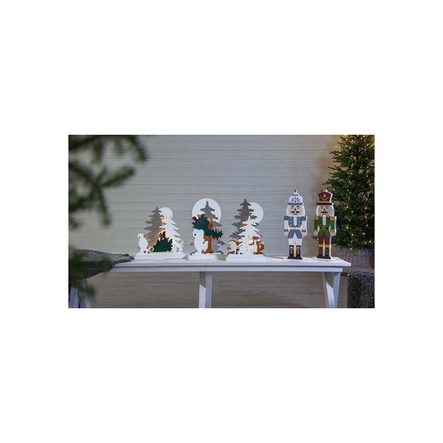 Eglo - Decoração de Natal LED 10xLED/0,03W/2xAA