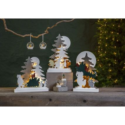 Eglo - CONJUNTO 2x Decorações de Natal LED 1xLED/0,03W/1xCR2032