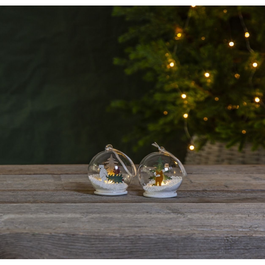 Eglo - Decoração de Natal LED 1xLED/0,06W/1xCR2032