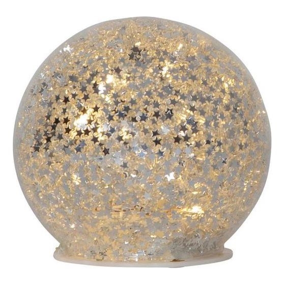 Eglo 411345 - Decoração de Natal LED STAR FALL 10xLED/2xAA prateado