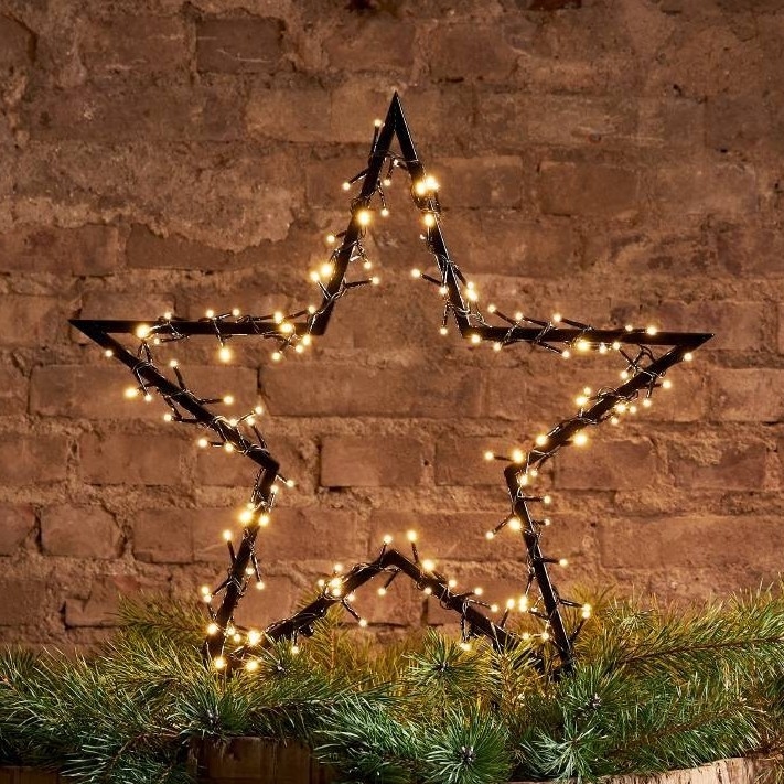 Eglo 411355 - Decoração exterior de Natal LED SPIKY 140xLED/0,066W/31V/230V 73x60 cm IP44